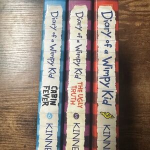 Diary of a Wimpy Kid Book Set -  3 books